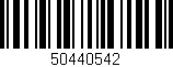 Código de barras (EAN, GTIN, SKU, ISBN): '50440542'