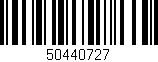 Código de barras (EAN, GTIN, SKU, ISBN): '50440727'