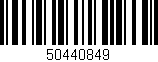 Código de barras (EAN, GTIN, SKU, ISBN): '50440849'
