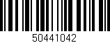 Código de barras (EAN, GTIN, SKU, ISBN): '50441042'