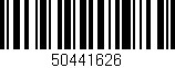 Código de barras (EAN, GTIN, SKU, ISBN): '50441626'