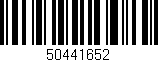 Código de barras (EAN, GTIN, SKU, ISBN): '50441652'