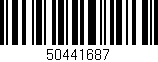 Código de barras (EAN, GTIN, SKU, ISBN): '50441687'
