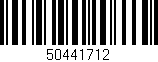 Código de barras (EAN, GTIN, SKU, ISBN): '50441712'