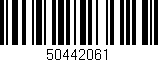 Código de barras (EAN, GTIN, SKU, ISBN): '50442061'