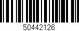 Código de barras (EAN, GTIN, SKU, ISBN): '50442126'