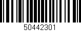 Código de barras (EAN, GTIN, SKU, ISBN): '50442301'