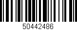 Código de barras (EAN, GTIN, SKU, ISBN): '50442486'