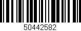 Código de barras (EAN, GTIN, SKU, ISBN): '50442582'