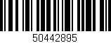 Código de barras (EAN, GTIN, SKU, ISBN): '50442895'