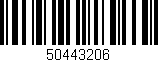 Código de barras (EAN, GTIN, SKU, ISBN): '50443206'