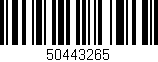 Código de barras (EAN, GTIN, SKU, ISBN): '50443265'