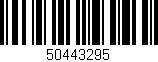 Código de barras (EAN, GTIN, SKU, ISBN): '50443295'