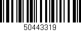 Código de barras (EAN, GTIN, SKU, ISBN): '50443319'