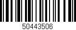 Código de barras (EAN, GTIN, SKU, ISBN): '50443506'