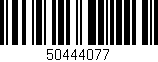 Código de barras (EAN, GTIN, SKU, ISBN): '50444077'