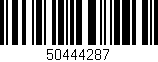 Código de barras (EAN, GTIN, SKU, ISBN): '50444287'