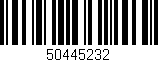 Código de barras (EAN, GTIN, SKU, ISBN): '50445232'