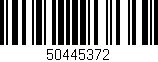 Código de barras (EAN, GTIN, SKU, ISBN): '50445372'