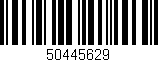 Código de barras (EAN, GTIN, SKU, ISBN): '50445629'