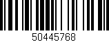 Código de barras (EAN, GTIN, SKU, ISBN): '50445768'