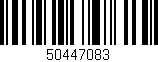 Código de barras (EAN, GTIN, SKU, ISBN): '50447083'