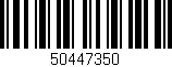 Código de barras (EAN, GTIN, SKU, ISBN): '50447350'