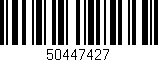 Código de barras (EAN, GTIN, SKU, ISBN): '50447427'