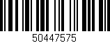 Código de barras (EAN, GTIN, SKU, ISBN): '50447575'