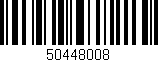 Código de barras (EAN, GTIN, SKU, ISBN): '50448008'