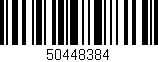 Código de barras (EAN, GTIN, SKU, ISBN): '50448384'