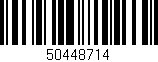 Código de barras (EAN, GTIN, SKU, ISBN): '50448714'