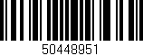 Código de barras (EAN, GTIN, SKU, ISBN): '50448951'