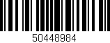 Código de barras (EAN, GTIN, SKU, ISBN): '50448984'