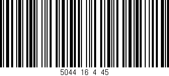 Código de barras (EAN, GTIN, SKU, ISBN): '5044_16_4_45'