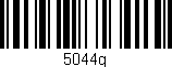 Código de barras (EAN, GTIN, SKU, ISBN): '5044g'