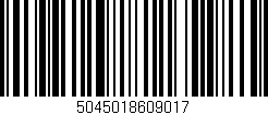 Código de barras (EAN, GTIN, SKU, ISBN): '5045018609017'