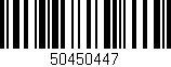 Código de barras (EAN, GTIN, SKU, ISBN): '50450447'