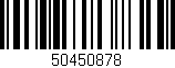 Código de barras (EAN, GTIN, SKU, ISBN): '50450878'