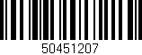 Código de barras (EAN, GTIN, SKU, ISBN): '50451207'