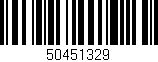 Código de barras (EAN, GTIN, SKU, ISBN): '50451329'