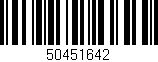 Código de barras (EAN, GTIN, SKU, ISBN): '50451642'