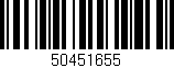 Código de barras (EAN, GTIN, SKU, ISBN): '50451655'