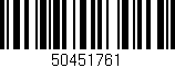 Código de barras (EAN, GTIN, SKU, ISBN): '50451761'