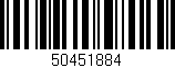 Código de barras (EAN, GTIN, SKU, ISBN): '50451884'