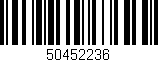 Código de barras (EAN, GTIN, SKU, ISBN): '50452236'