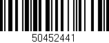 Código de barras (EAN, GTIN, SKU, ISBN): '50452441'