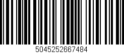 Código de barras (EAN, GTIN, SKU, ISBN): '5045252667484'