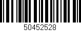 Código de barras (EAN, GTIN, SKU, ISBN): '50452528'