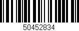 Código de barras (EAN, GTIN, SKU, ISBN): '50452834'